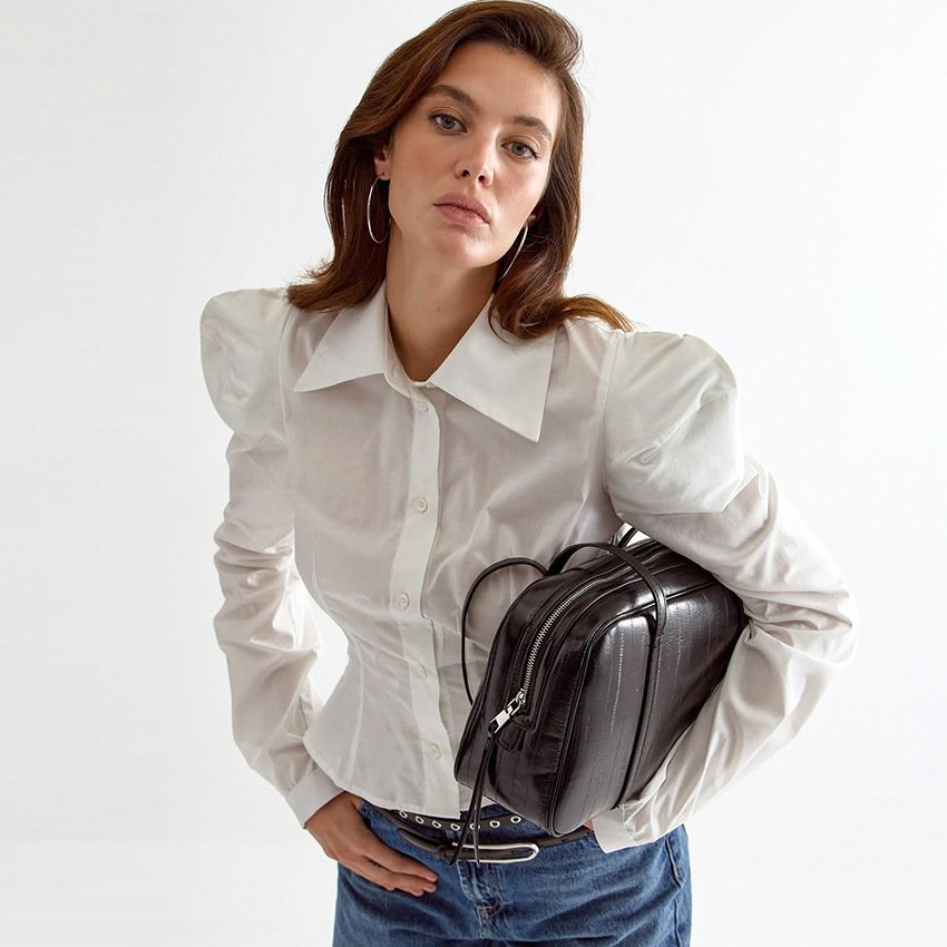 white long sleeved top, feminine commuter shirt, high end versatile shirt white long sleeved top, feminine commuter shirt, high end versatile shirt