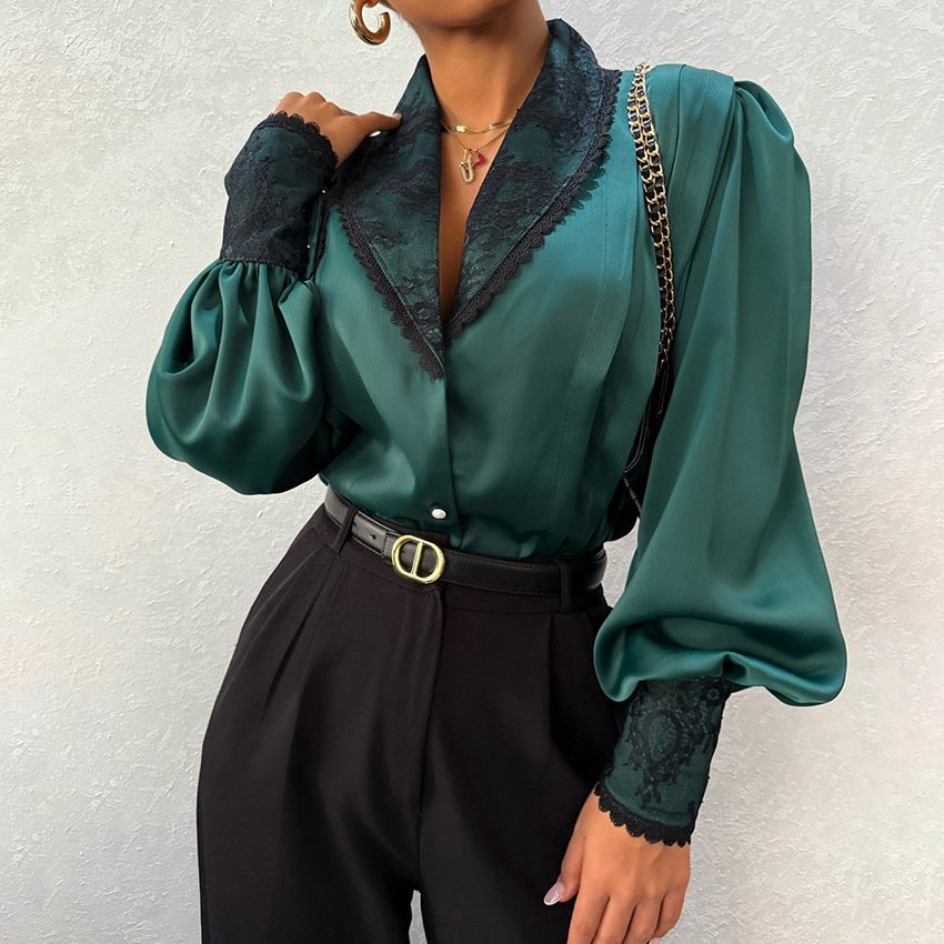 designed and elegant lapel cardigan top collar shirt for women designed and elegant lapel cardigan top collar shirt for women