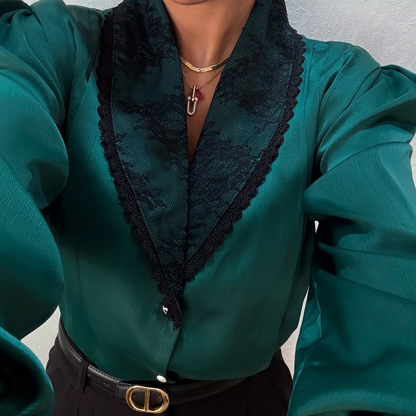 designed and elegant lapel cardigan top collar shirt for women designed and elegant lapel cardigan top collar shirt for women