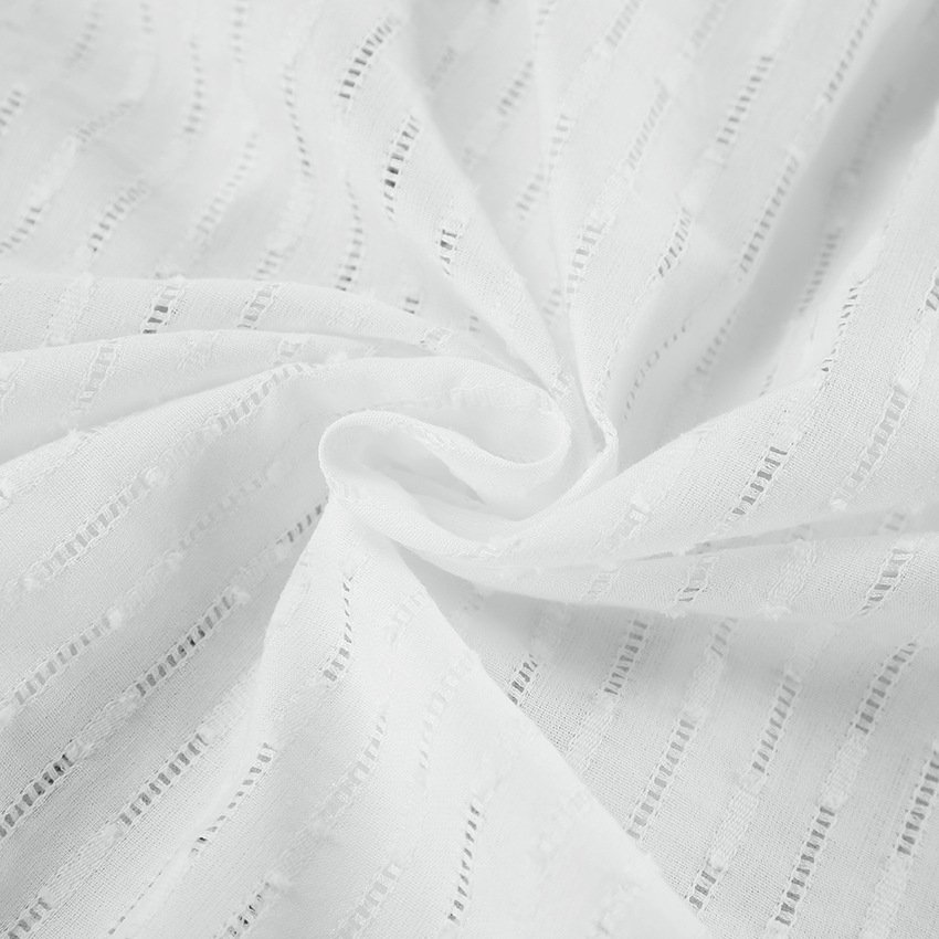 temperament hollow jacquard long sleeved shirt with bell sleeve lace up casual shirt design temperament hollow jacquard long sleeved shirt with bell sleeve lace up casual shirt design