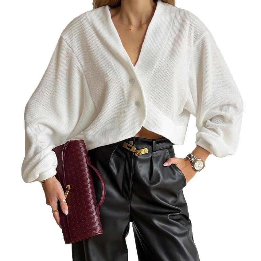 collar style commuting slim fit top for women, versatile fashionable sweater jacket collar style commuting slim fit top for women, versatile fashionable sweater jacket