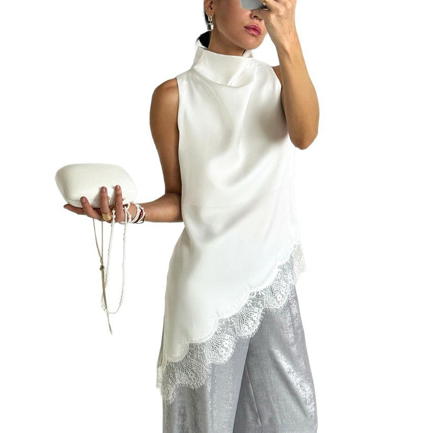 fashionable design and sexy lace halter top skirt suit fashionable design and sexy lace halter top skirt suit