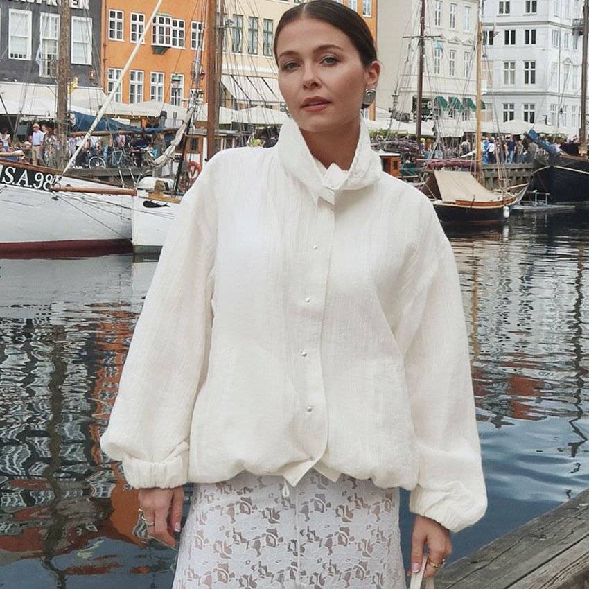 windproof jacket design, apricot stand collar outdoor jacket, stylish and commuting style windproof jacket design, apricot stand collar outdoor jacket, stylish and commuting style